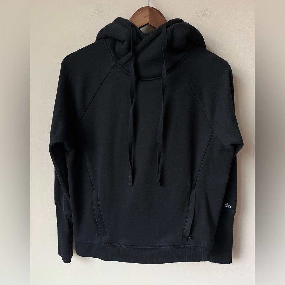 SOLD - alo Sherpa Lined Frost Hoodie (size S) - Picture 2 of 4